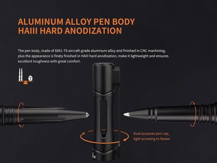 fenix halberd aluminum tactical pen alloy