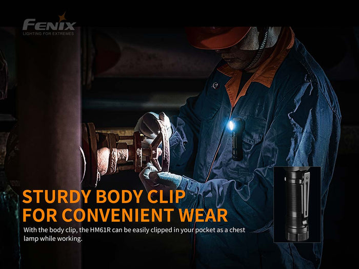 Fenix HM61R Headlamp body clip