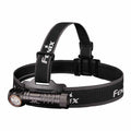Fenix HM61R V3.0 rechargeable headlamp straight-on view on a white background