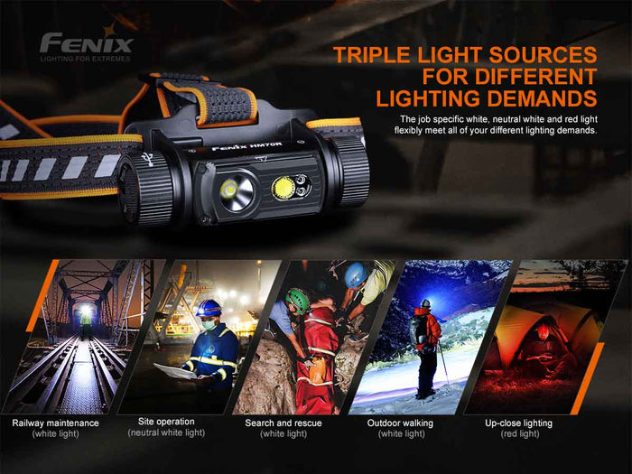 fenix hm70r headlamp uses