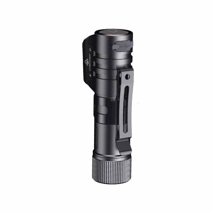 fenix hm71r rechargeable headlamp right-angle flashlight