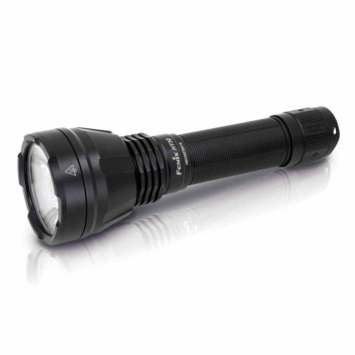 fenix ht32 flashlight with red and green leds