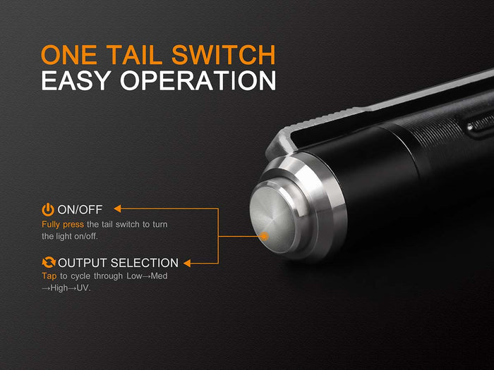 Fenix LD02 V2.0 EDC Penlight tail switch