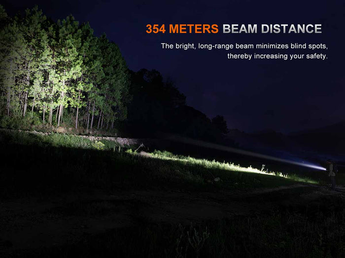 PD26R ACE Flashlight Beam Distance