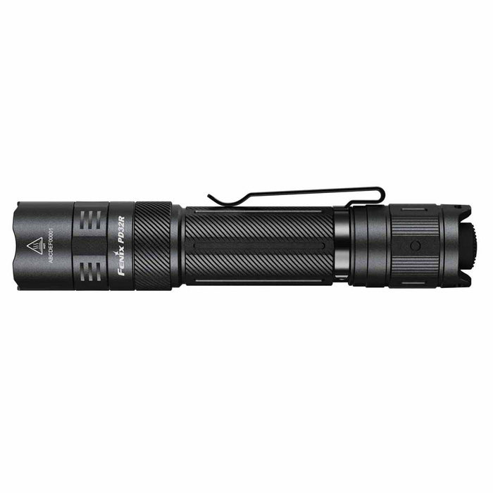 fenix pd32r rechargeable flashlight side view