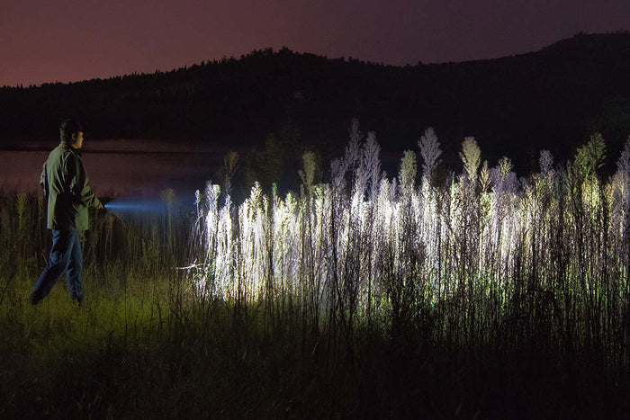 fenix pd35 LED flashlight beam