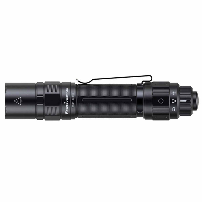 fenix pd36 tac tactical flashlight side