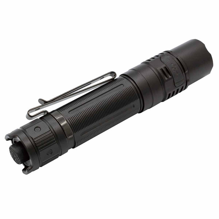 fenix pd36r v2.0 rechargeable flashlight back view