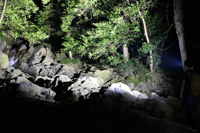 fenix pd40r rechargeable flashlight beam
