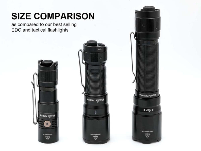 fenix tk05r tactical edc flashlight model comparison