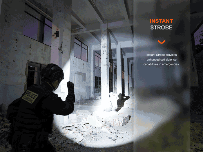fenix tk11r rechargeable tactical flashlight strobe
