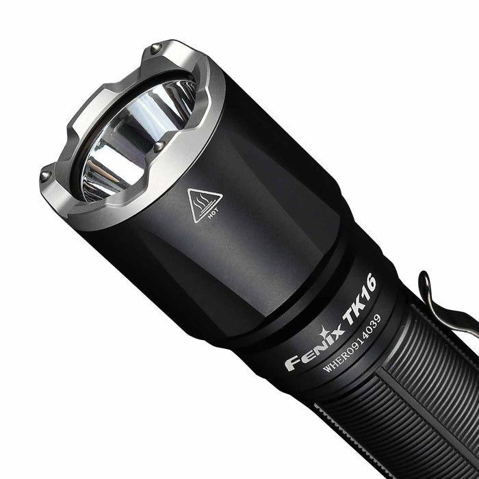 fenix tk16 tactical flashlight lens