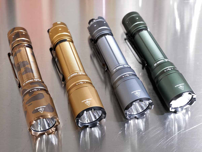 fenix tk20rue rechargeable flashlight colors