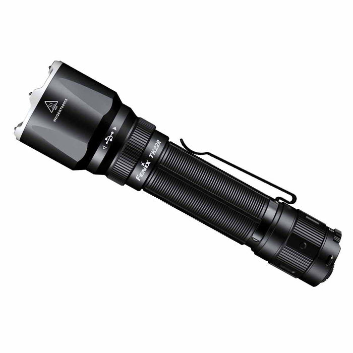 fenix tk22r tactical flashlight side view