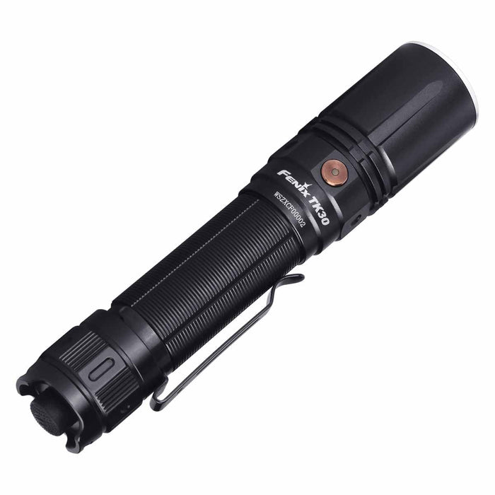 Fenix TK30 white laser flashlight side view
