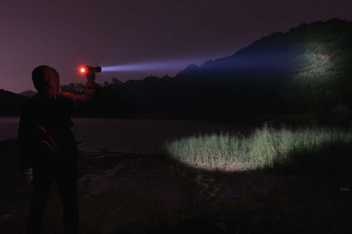 Fenix TK47 Tactical Duty Flashlight Beam