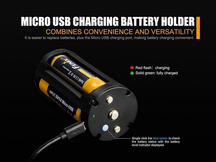 fenix tk75 2018 flashlight usb rechargeable