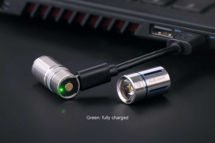 fenix uc02ss mini flashlight usb rechargeable