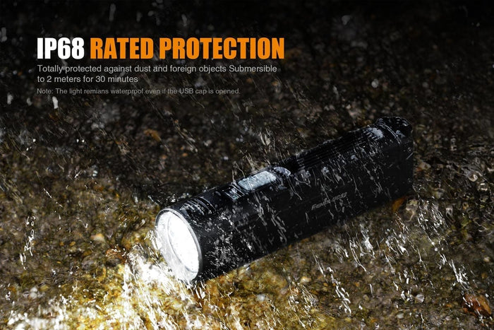 fenix uc52 rechargeable flashlight waterproof