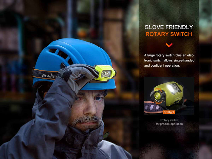 fenix wh23r work headlamp switch