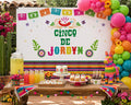 Fiesta Birthday Backdrop, Cinco de Mayo Banner Custom, Mexican Theme (Printed or Printable File)