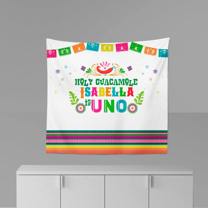 Fiesta Birthday Backdrop, Cinco de Mayo Banner Custom, Mexican Theme (Printed or Printable File)