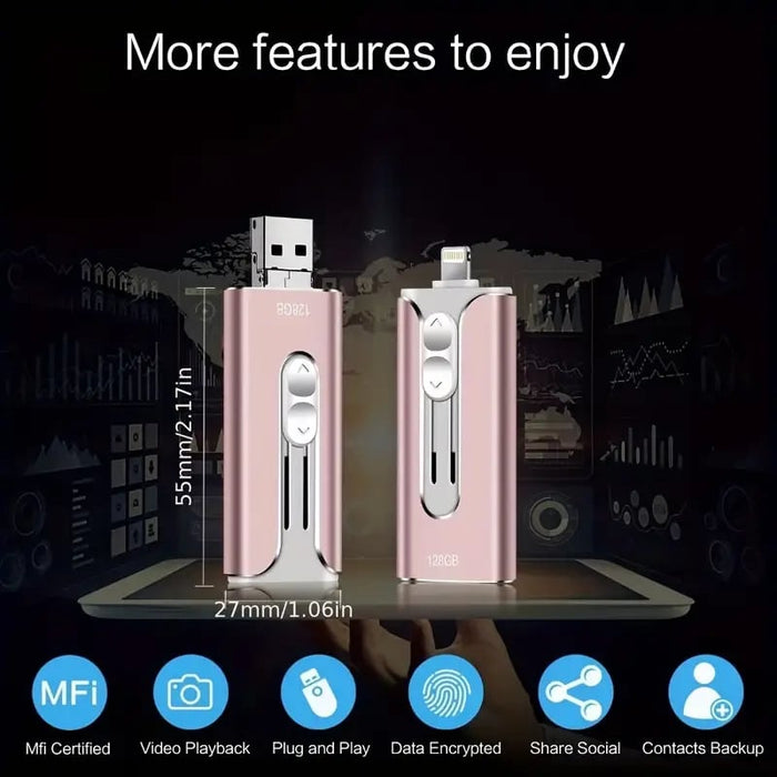 FileNest 4-u-1 USB vanjska memorijska pohrana-HR