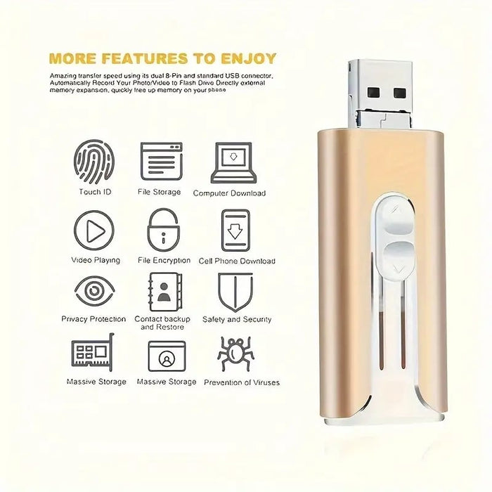 „FileNest“ 4 viename USB išorinė atminties saugykla-LT