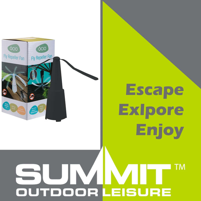 Fly Repellent Fan  Black - 24cm x 40cm