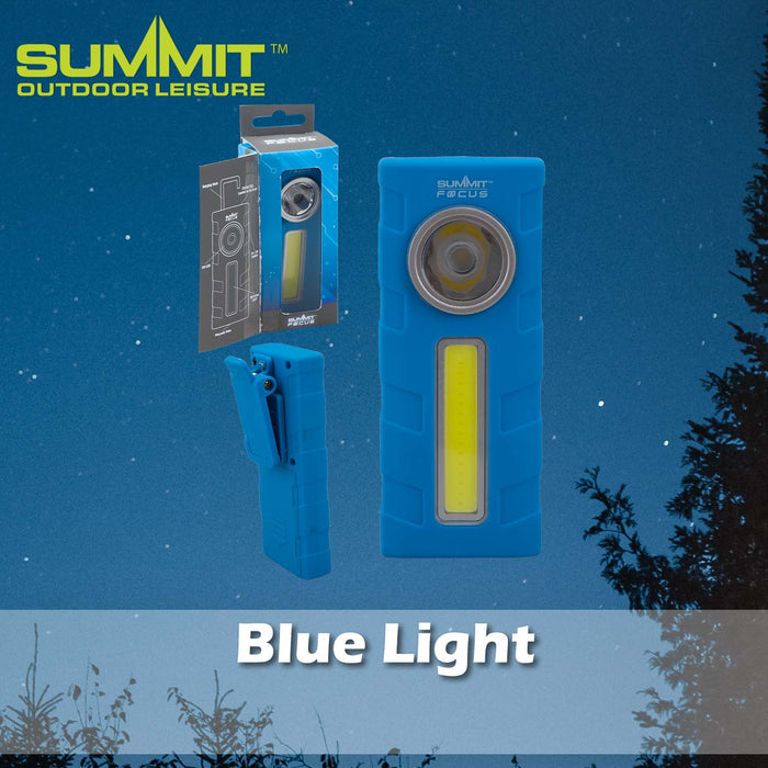 Focus Work Light with rubber Casing Good for Days Out Blue - 11cm x 5cm