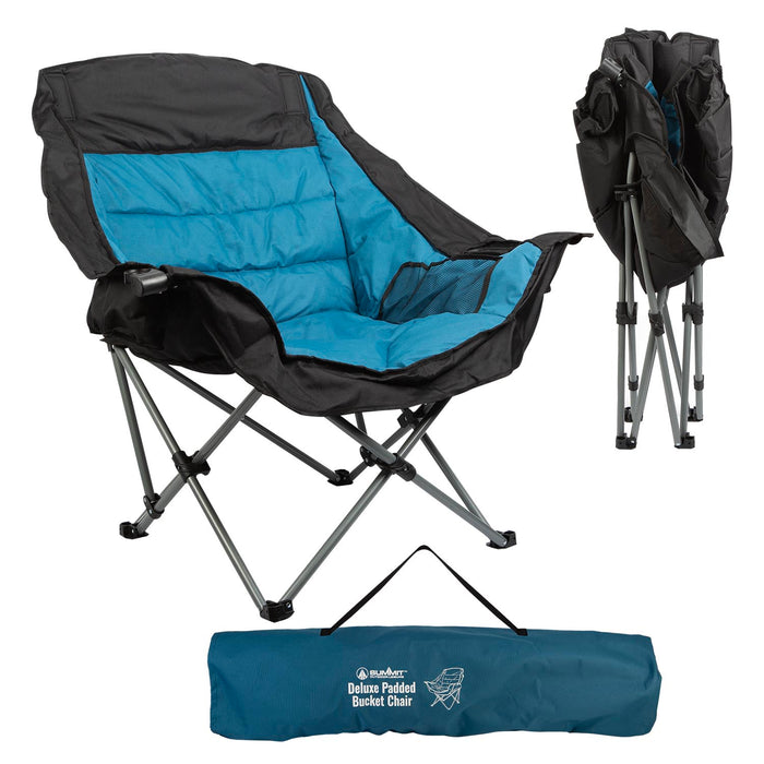Folding Chair with Cup Holder  Multi - 100cm x 98cm