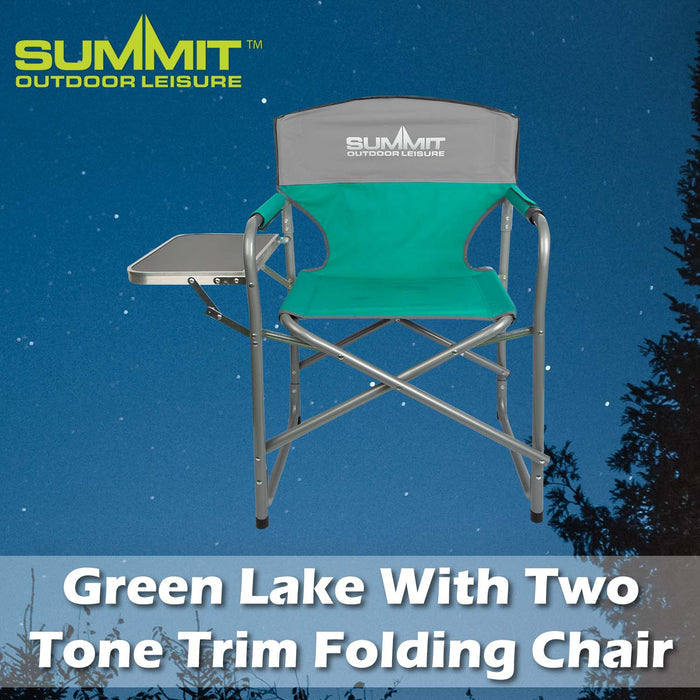 High Back Folding Camping Chair |Carry Bag | Green