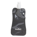 Folding Water Bottle  Black - 24cm x 3cm