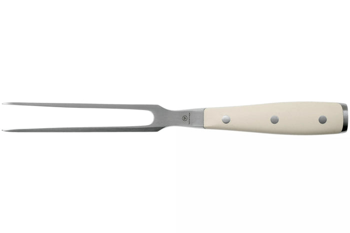 Fourchette à viande Wüsthof Classic Ikon Blanc forgée 16cm