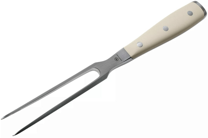 Fourchette à viande Wüsthof Classic Ikon Blanc forgée 16cm