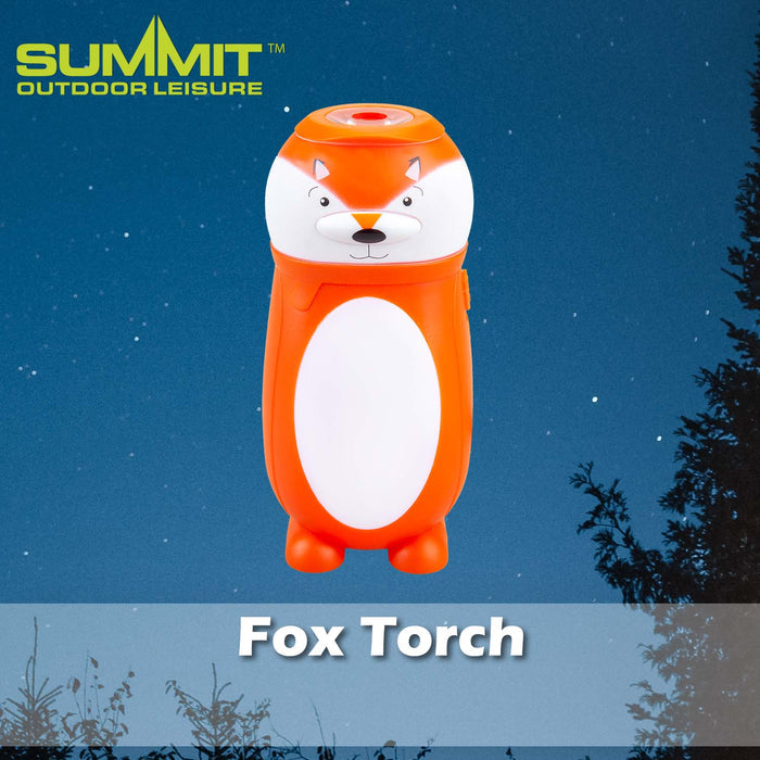 Fox Torch Good for Days Out Orange - 12cm x 6cm