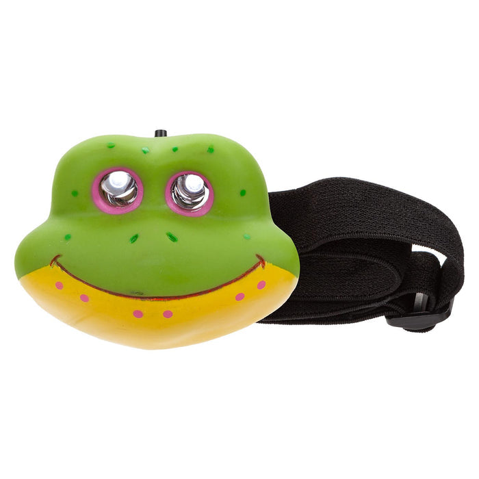 Frog Head Torch  Green - 8cm x 7cm