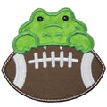 Gator Football Boy Patch - Sew Lucky Embroidery