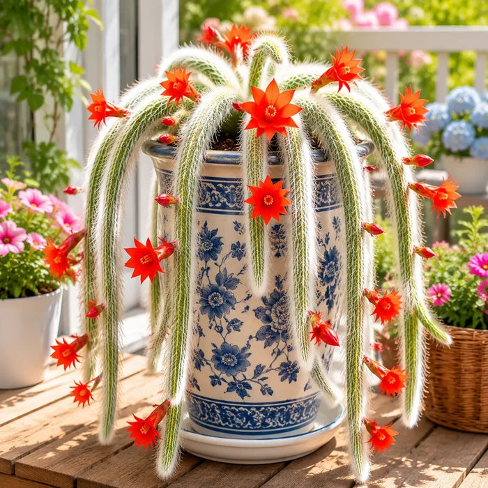 🌵Haruldane ahvisaba-kaktus - pehme ja koheva iluga elav juga-EE