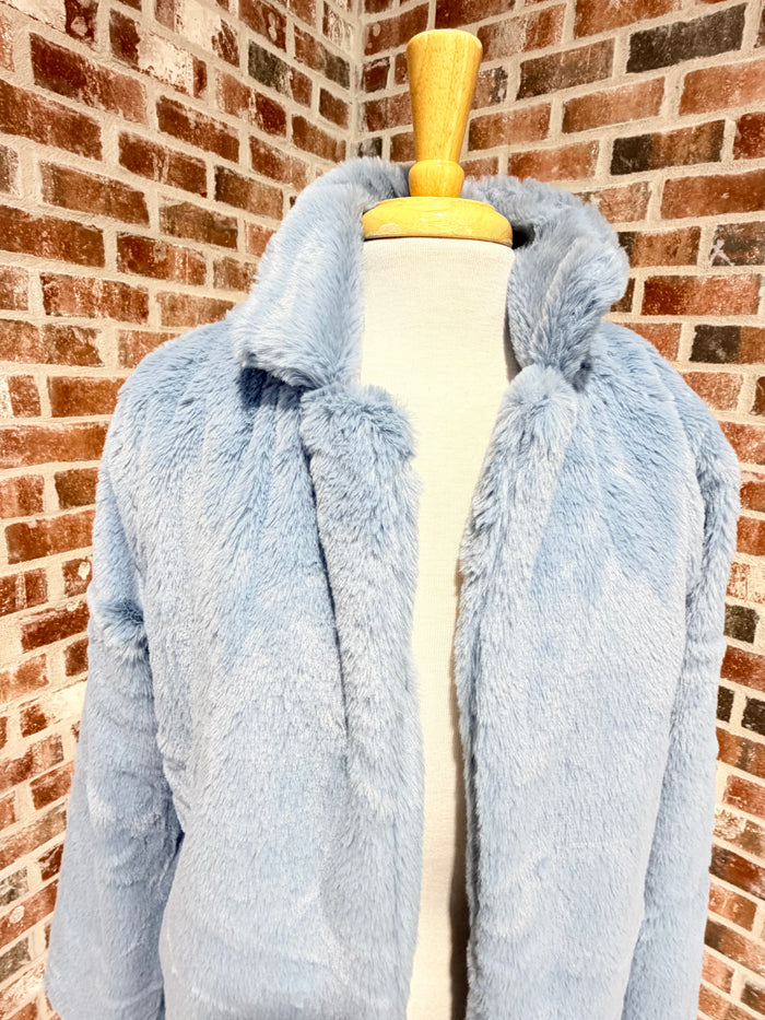 HAVEN COAT - DUSTY SKY