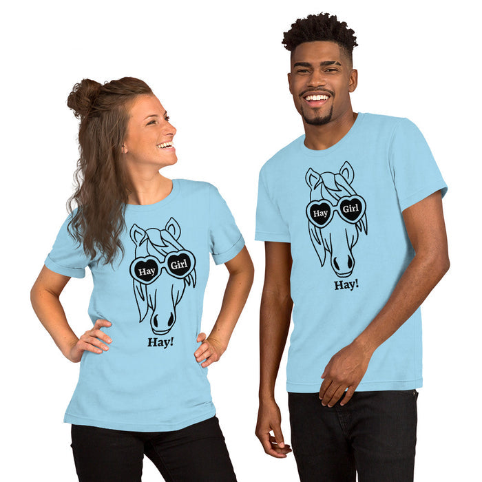 Hay Girl Hay Unisex t-shirt