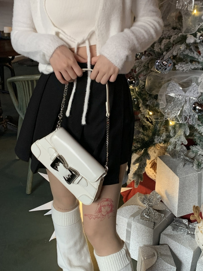 Heavy Metal Bow Underarm Bag