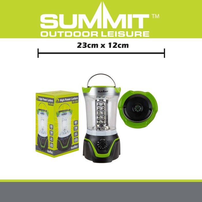 High Power Lantern  Black - 23cm x 12cm