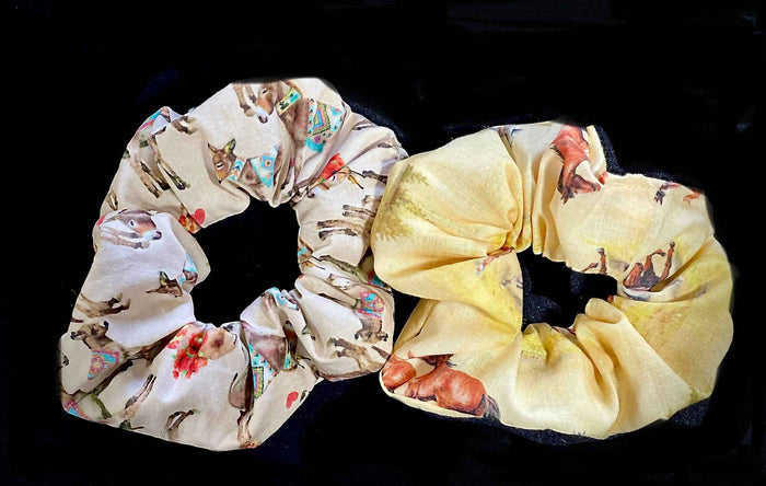 Horse & Donkey Scrunchies - Redhead Creations