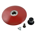 Red disc with bearing for Hunter 111-154K Bead Roller in Corghi Tire Changer setup