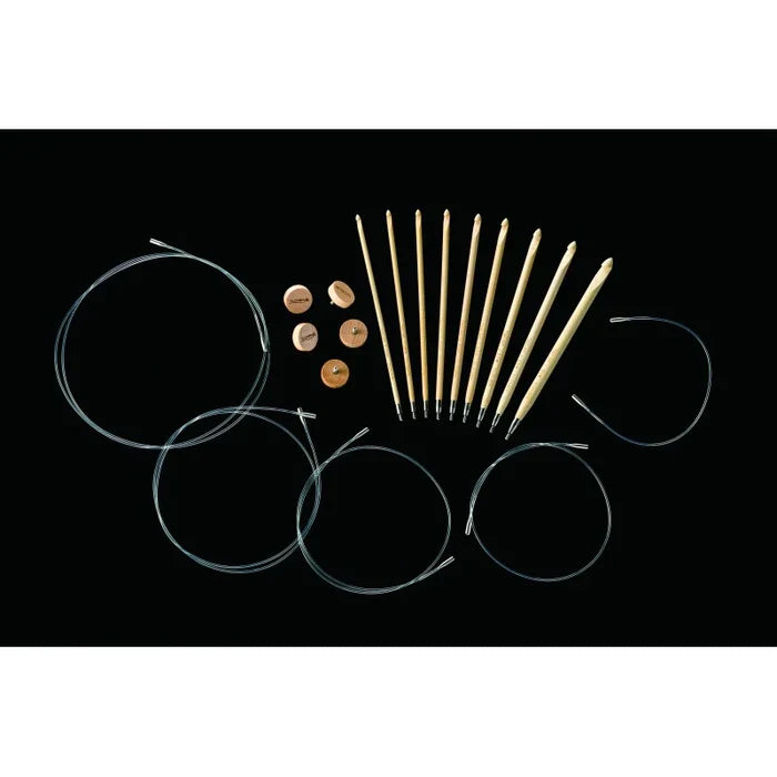 Interchangeable Tunisian Crochet Hook "Takumi" Combo Set by Clover