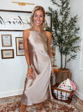 JOSEPHINE DRESS - TAUPE