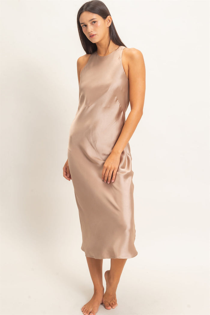 JOSEPHINE DRESS - TAUPE