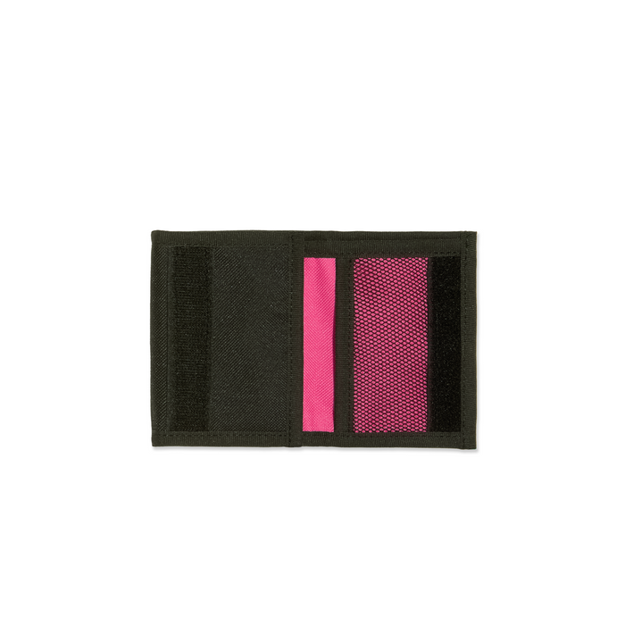 Key Wallet | Script Logo - Black/Pink