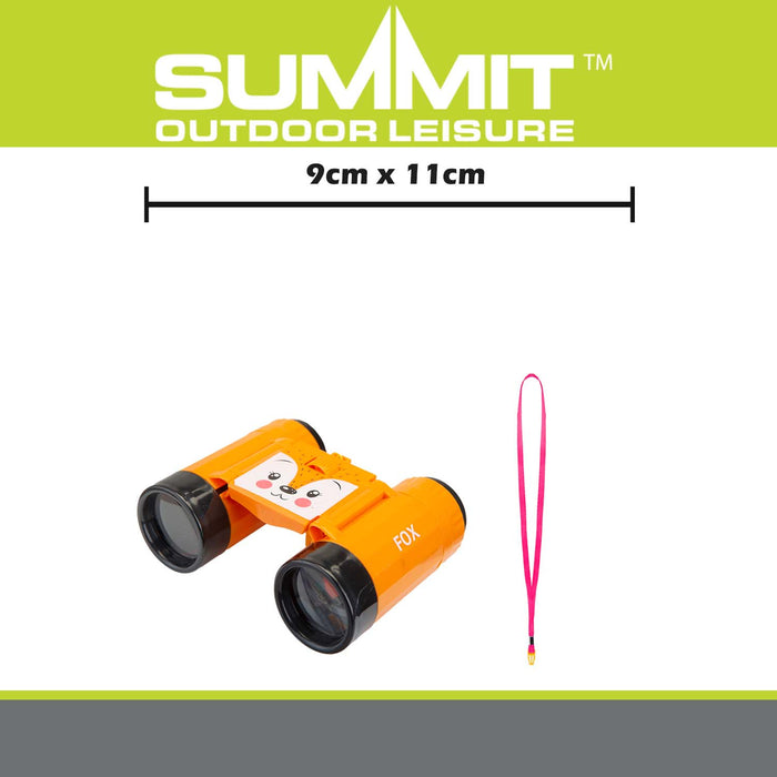 Kids Fox Binoculars  Orange - 9cm x 11cm